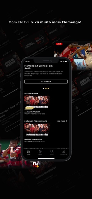 Baixe o APP da FlaTV+ para assistir os jogos do Flamengo no