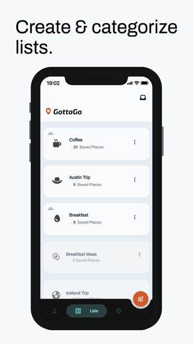 Find & Save Places | GottaGo Screenshot