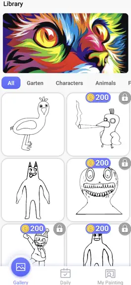 Game screenshot BanBan's Mandala Coloring mod apk