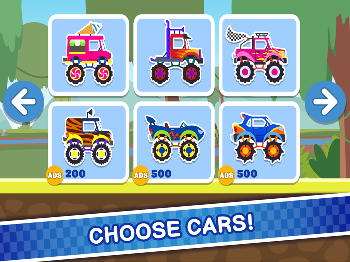 Monster Truck Car Racing Game