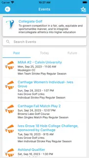 collegiate golf iphone screenshot 2