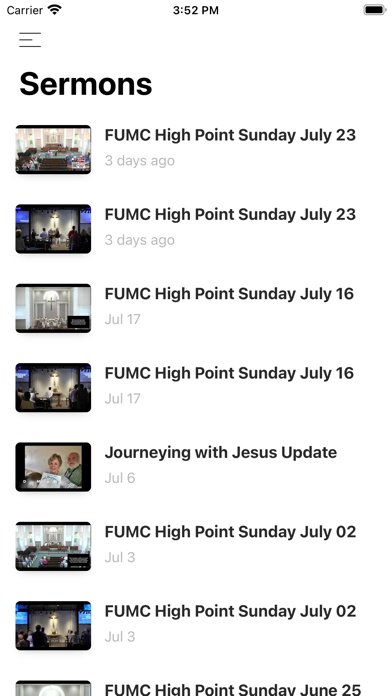 First UMC High Point Screenshot
