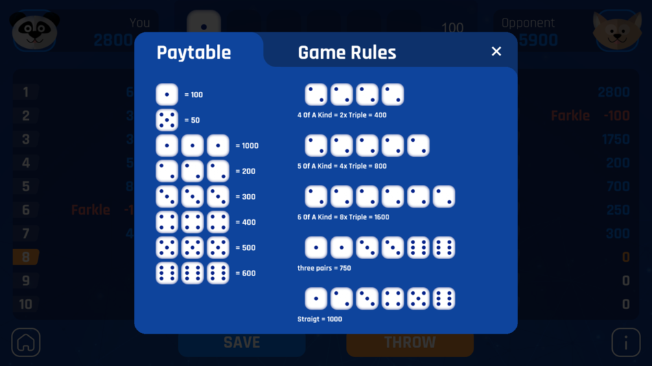 #2. Farkle.io - Roll the dice! (iOS) 由: Andrew Scherban