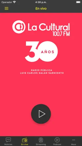 Game screenshot La Cultural 100.7 FM apk