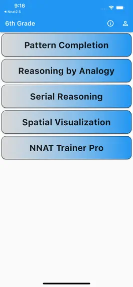 Game screenshot NNAT2 Ability Trainer Grade 6 mod apk