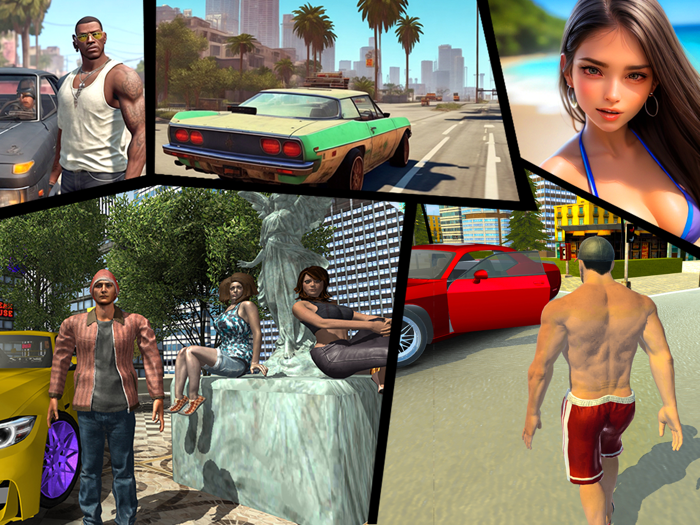 Grand Gangster Town  Auto V