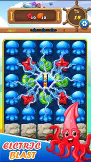 ocean king match 3 puzzle iphone screenshot 2