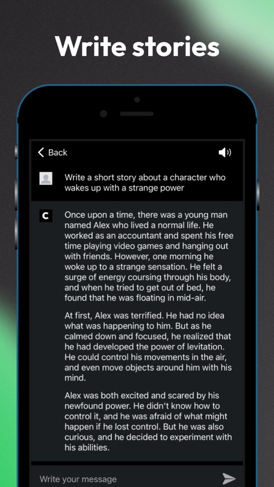 #7. Character AI chatbot assistant (iOS) 由: Alejandro Rodriguez Uson