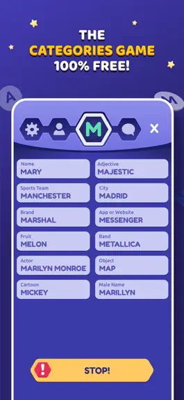 Game screenshot StopotS - The Categories Game mod apk