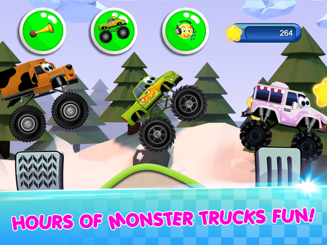 ‎Monster Trucks Game for Kids 2 Screenshot