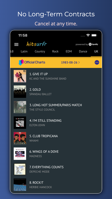 Hitsurfr Screenshot