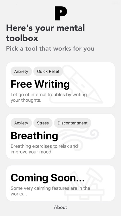 PeaceBox : Tools for your Mind