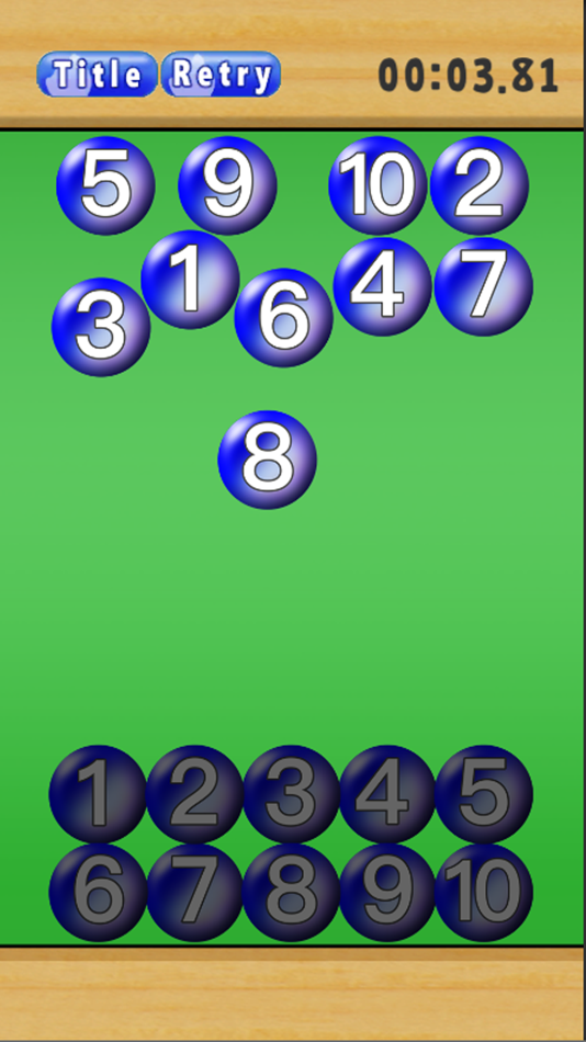 #2. Line up numbers (iOS) Podle: minoru yamazaki