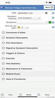 chronic fatigue diary 3 iphone screenshot 4