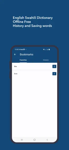 Game screenshot English Swahili Dictionary apk