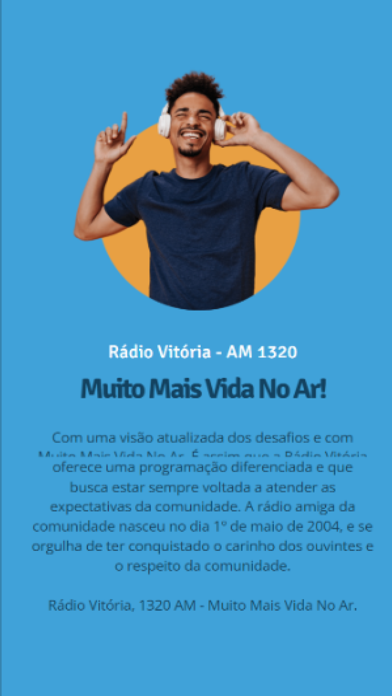 Rádio Vitória AM 1320 Screenshot