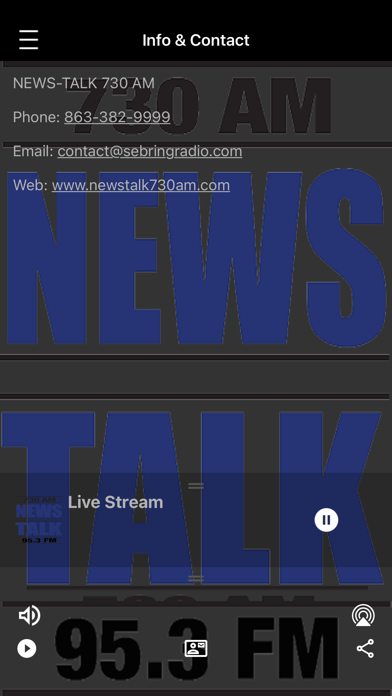 NewsTalk 730 Screenshot