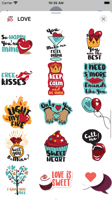 Love Stickers Memes and Emotes Screenshot