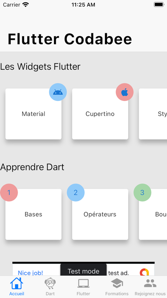 #1. Flutter Codabee (iOS) By: matthieu passerel