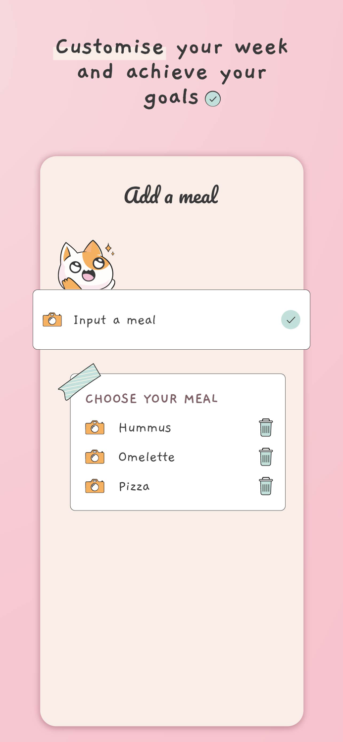 Meal plan template food diary