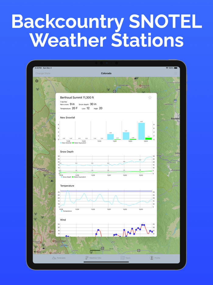 Backcountry Ski - Beta App
