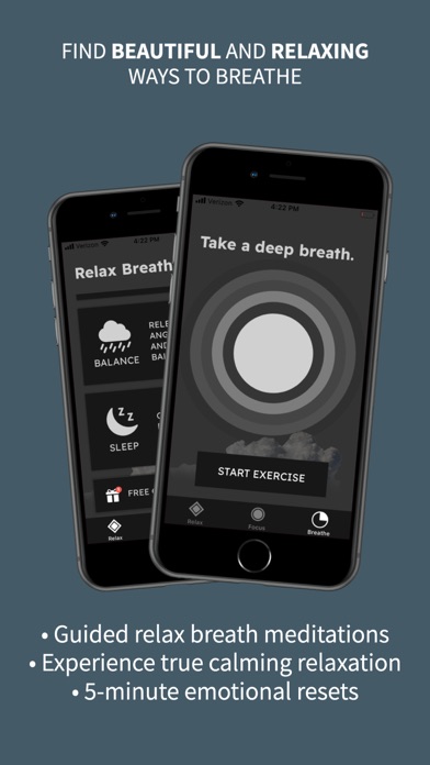 Relax Breath HSP ASMR Screenshot 1 - AppWisp.com