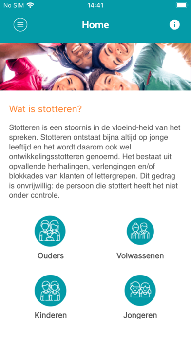 Stotteren.nl Screenshot