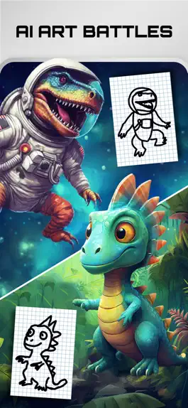 Game screenshot AI With Friends: AI Painter mod apk