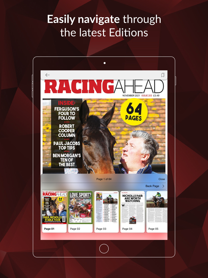Racing Ahead Magazine