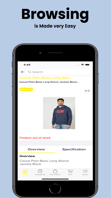 e-shop App Screenshot