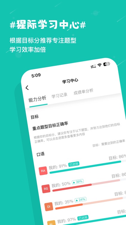 PTE猩际 - PTE英语考试 AI 智能学练平台