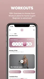 athli: female fitness coach iphone screenshot 2