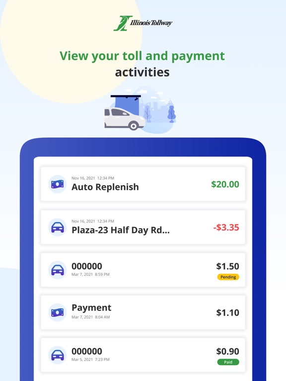 Illinois Tollway iPad screenshot 4 - Travel app