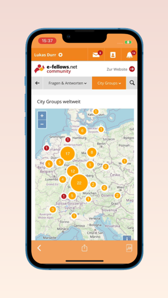 #6. e-fellows.net to go (iOS) Podle: e-fellows.net GmbH & Co KG