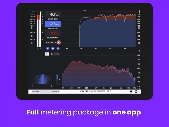 Screenshot #4 pour Youlean Loudness Meter Lite