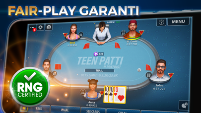 Screenshot #1 pour Teen Patti par Pokerist