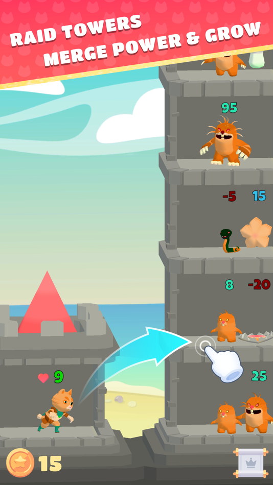 #3. Cats & Towers: Number Match 3D (iOS) 由: A42 Games