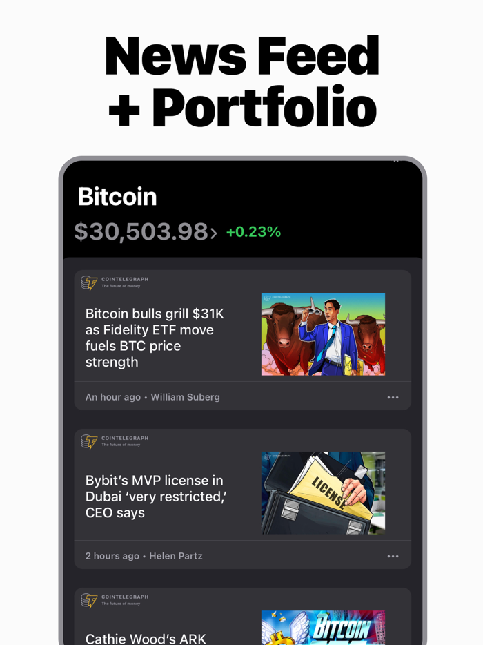 Bitcoin App for iPhone