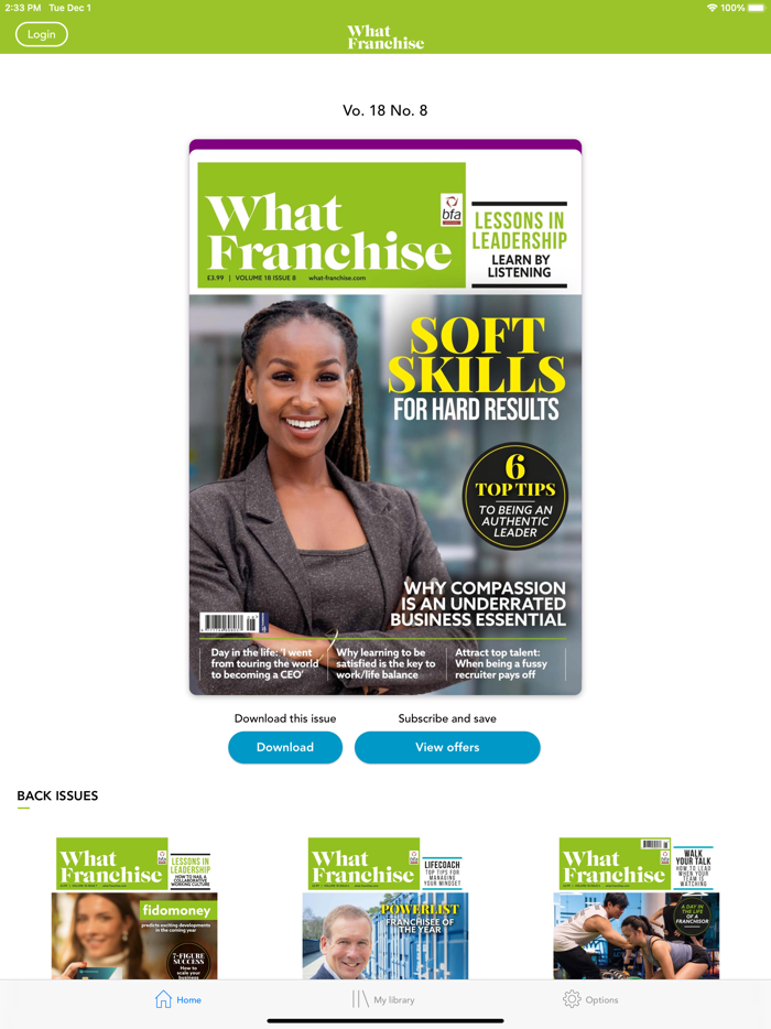 What Franchise Magazine