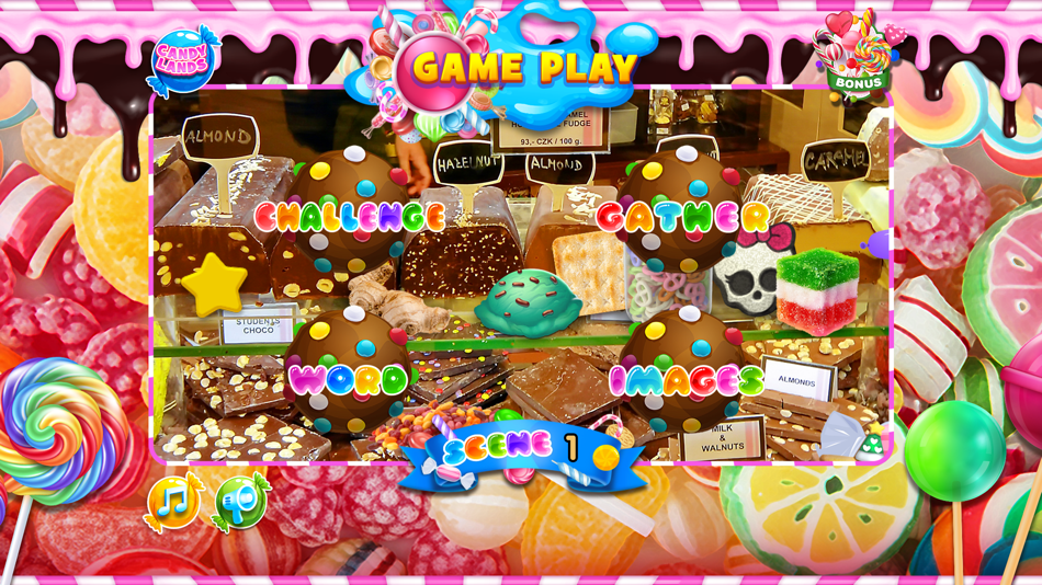 #5. Hidden Objects Candy Shop Seek (iOS) 来自: Brainfull, LLC