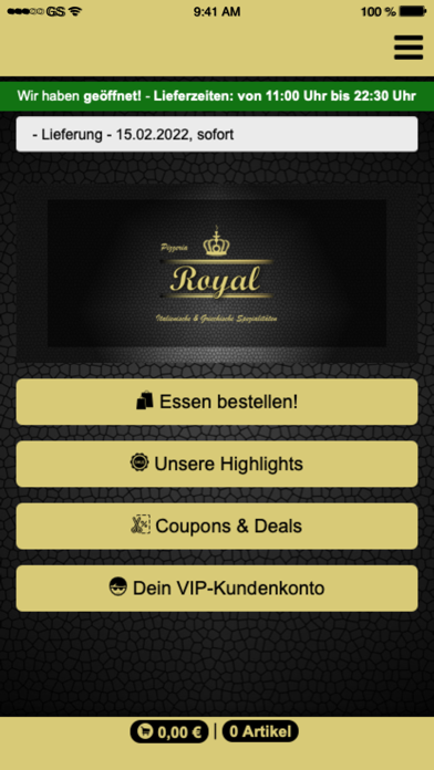 Pizzeria Royal Kamen Screenshot