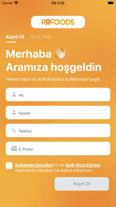 Rofoods Screenshot
