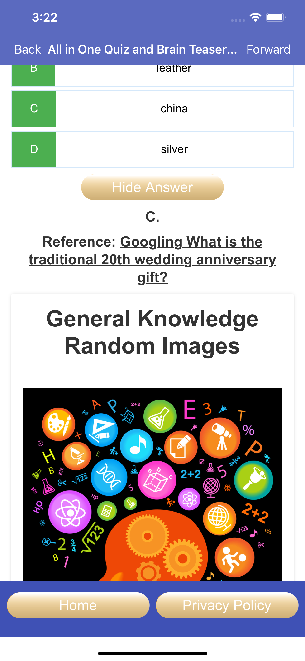 All Subjects Quiz Brain Teaser