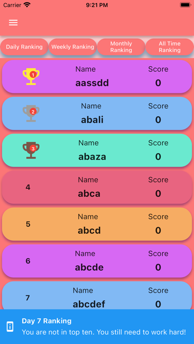 English Exams Screenshot