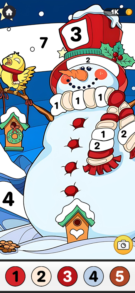 Christmas Coloring By Numbers screenshot 2