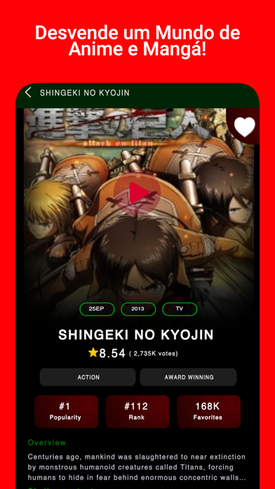 Tomato : Animes e Mangás Screenshot