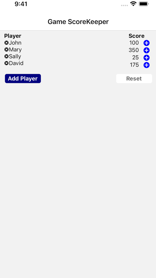 Game ScoreKeeper+ - 1.4 - (iOS)