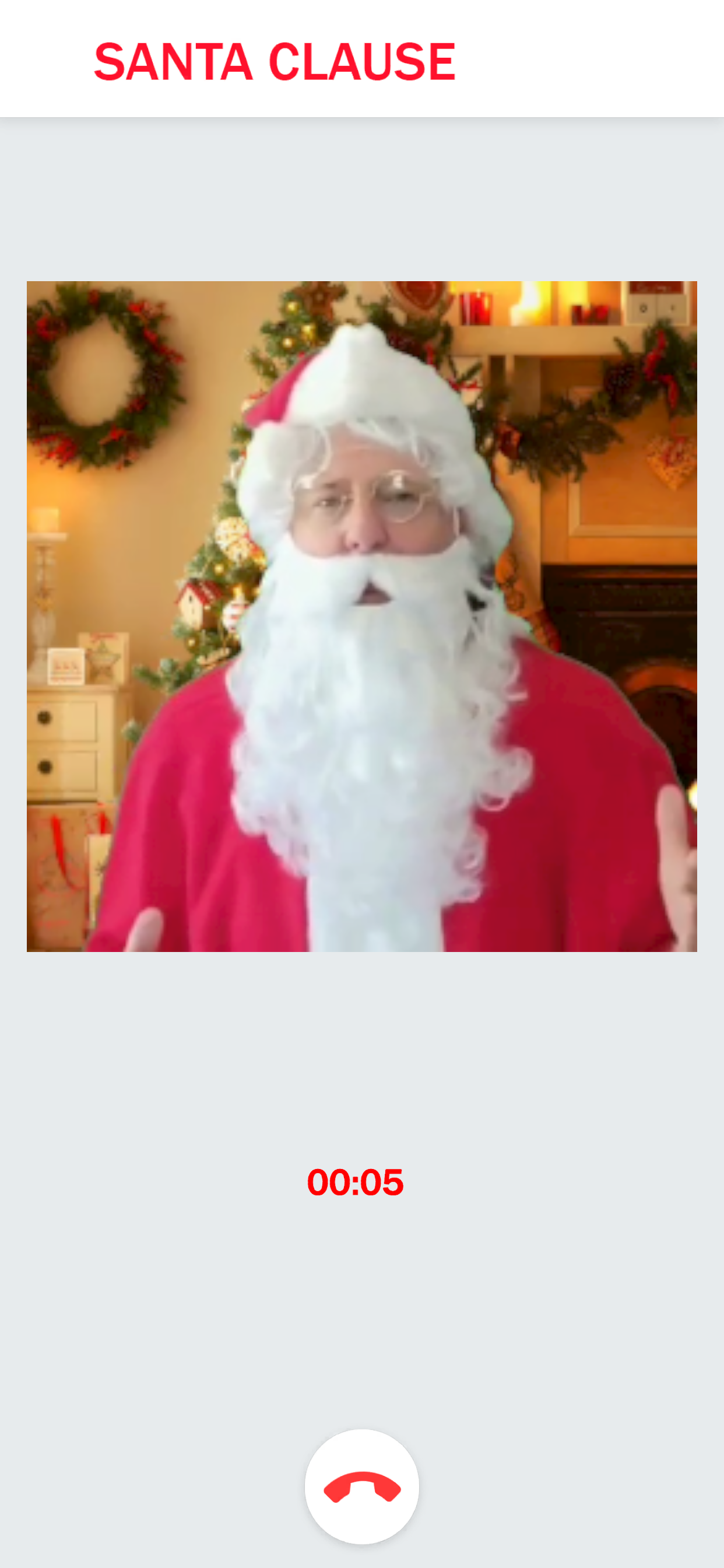 Santa Video Chat-Phone Call