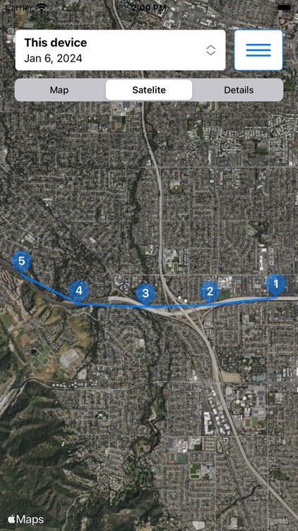 Breadcrumbs - me on the map