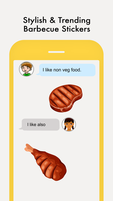 Barbecue Love Stickers Screenshot